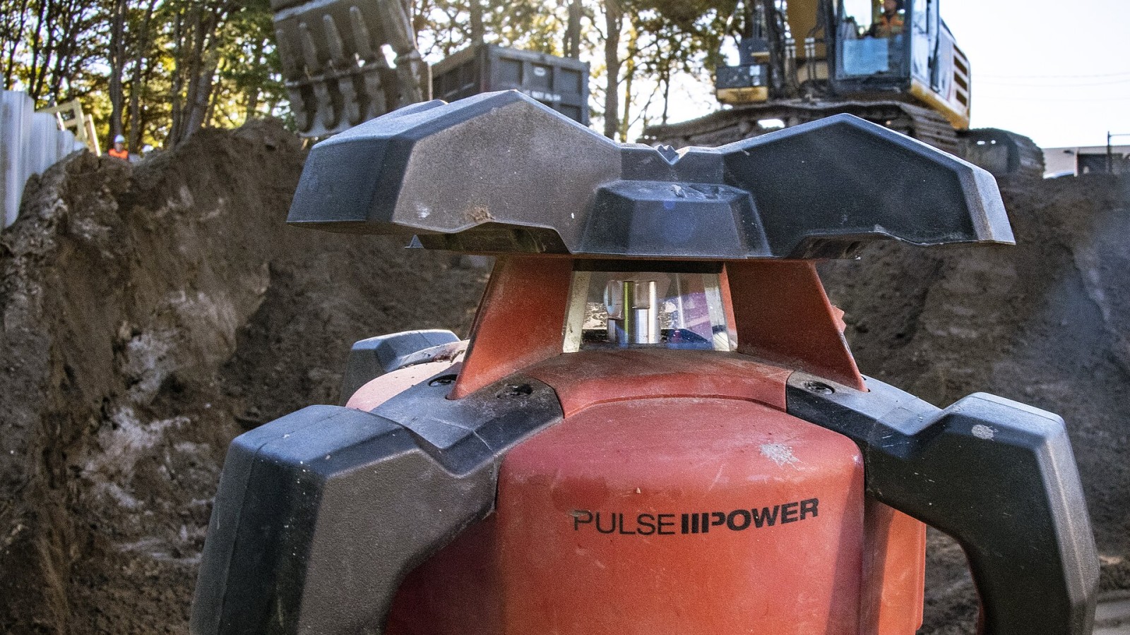 Measurments are laser accurate with survey tools like this, at the site of an estimated 1.5 million dollar project that will replace an existing concrete notched weir fishway for herring, reinforcing the dam and improve