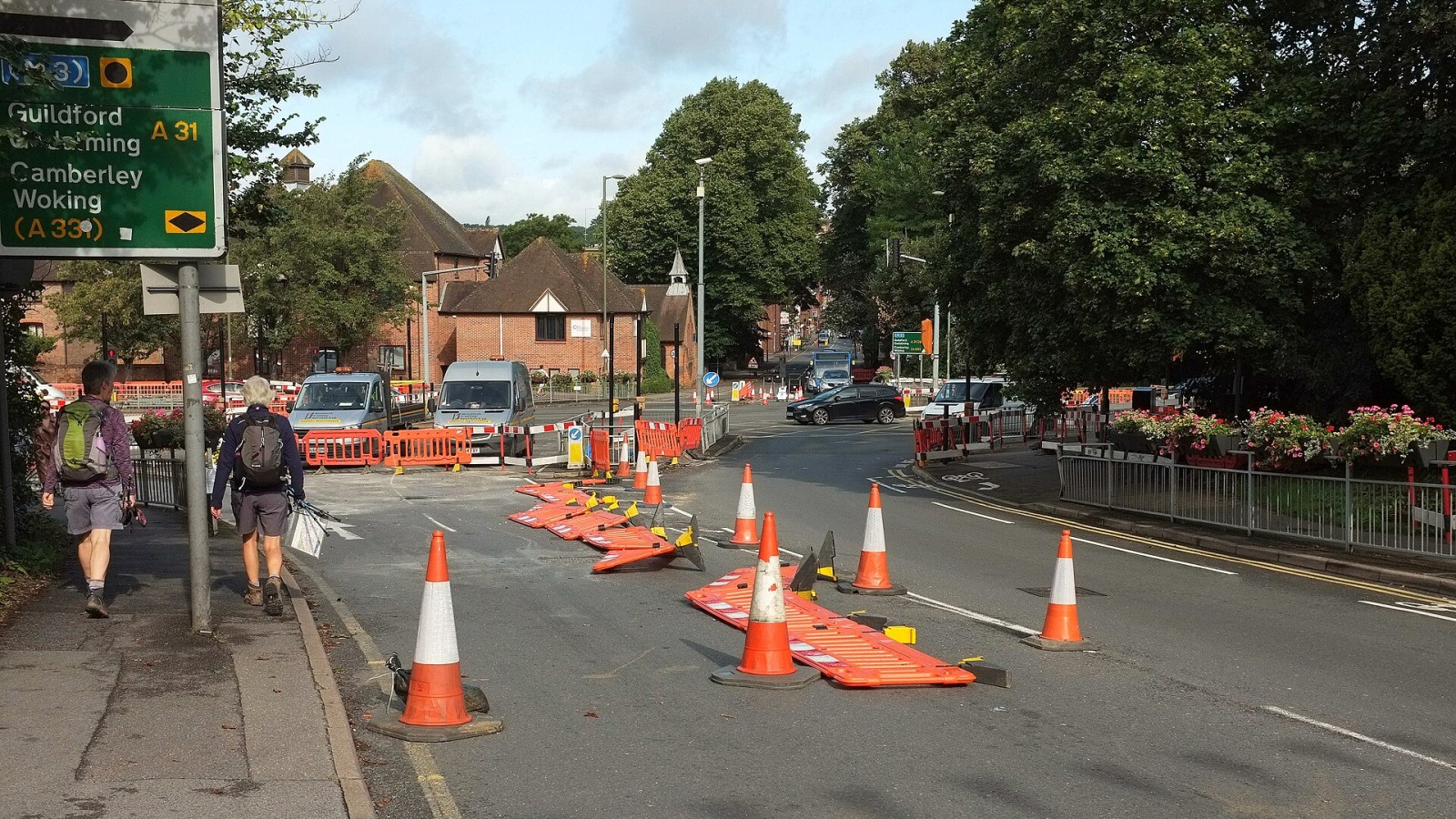 Roadworks, Farnham