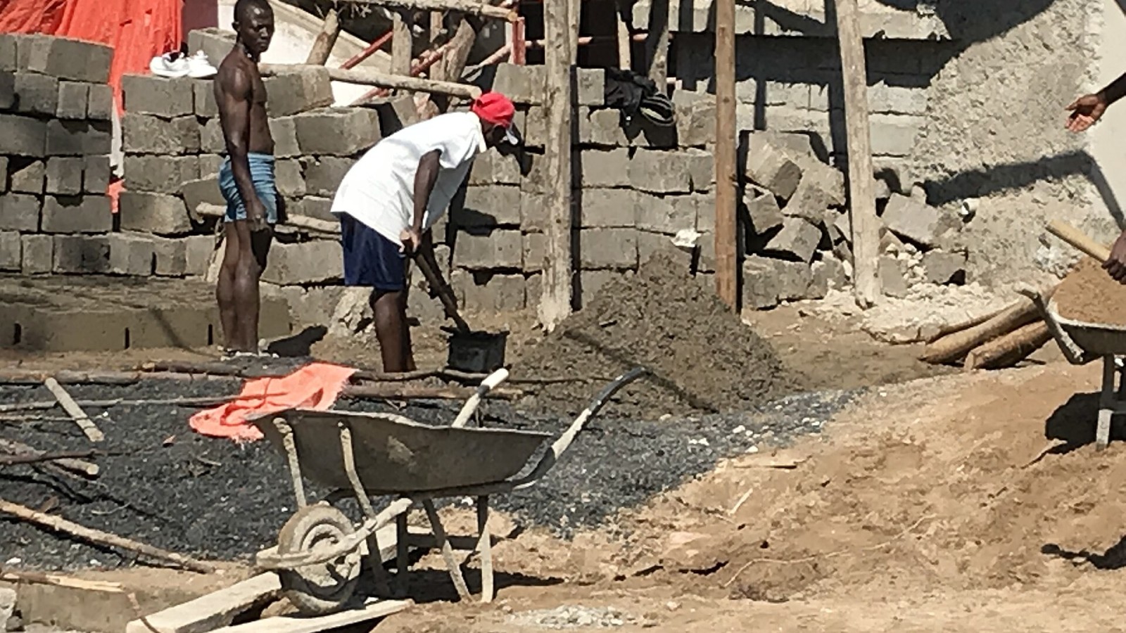 This is an image of "African people at work" from