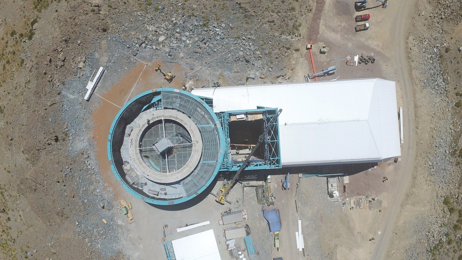 LSST Assembly Integration Verification (AIV) Manager Jacques Sebag submitted these aerial drone photos of the LSST facility, taken on December 28. The photos were taken after the LSST team collaborated with subcontractor