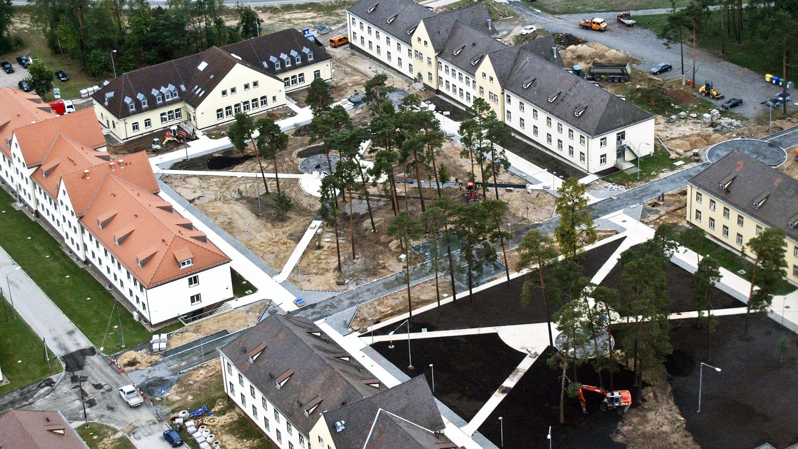 Landscaping and site improvement projects in the 600 area of USAG Grafenwoehr are one of the few projects left as part of the 6+ year, $700+ million Efficient Basing Grafenwoehr program, which is scheduled to complete in