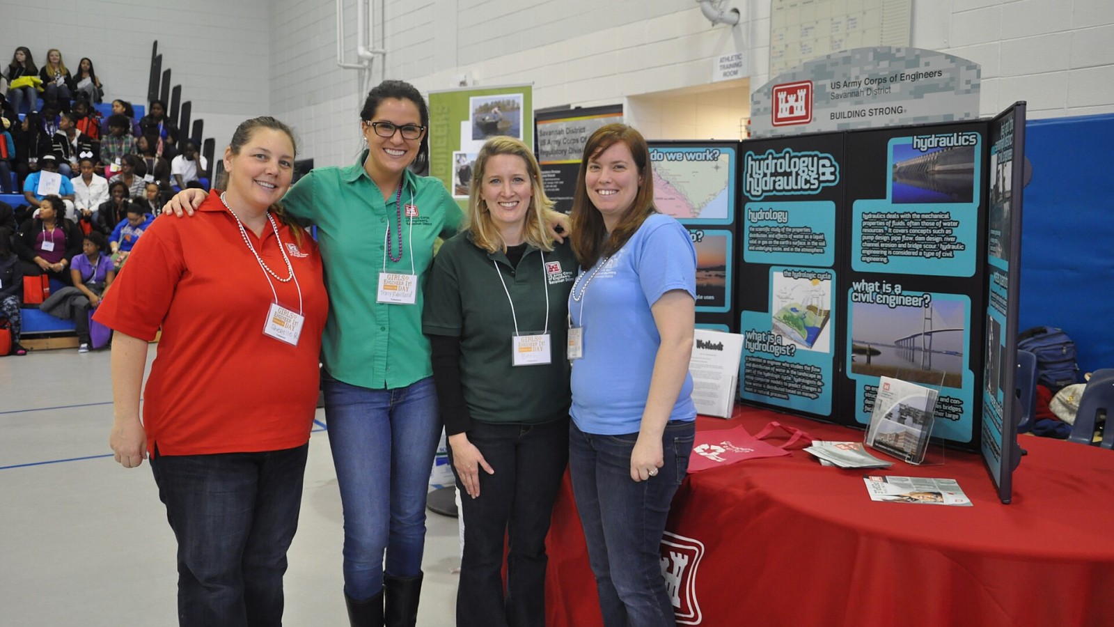 SAVANNAH, Ga. – About 350 middle and high school-age girls and their parents explored career paths in STEM (science, technology, engineering and mathematics) during the 3rd Annual Girls Engineer It Day, Feb. 1, 2014 at W