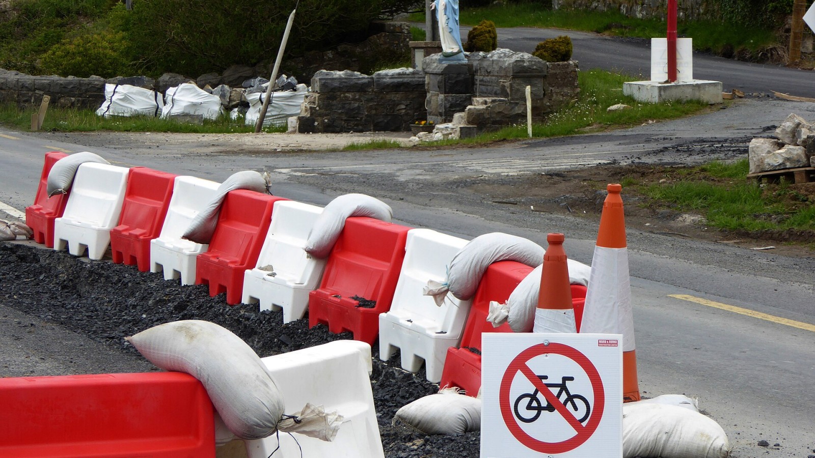 Major roadworks on the N59