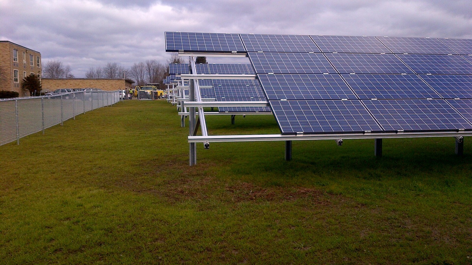 The solar array built on MassDOT Highway Division office property in Northampton is activated. Through the work of the Patrick-Murray Administration and the Legislature, clean, renewable energy and technology has been ma