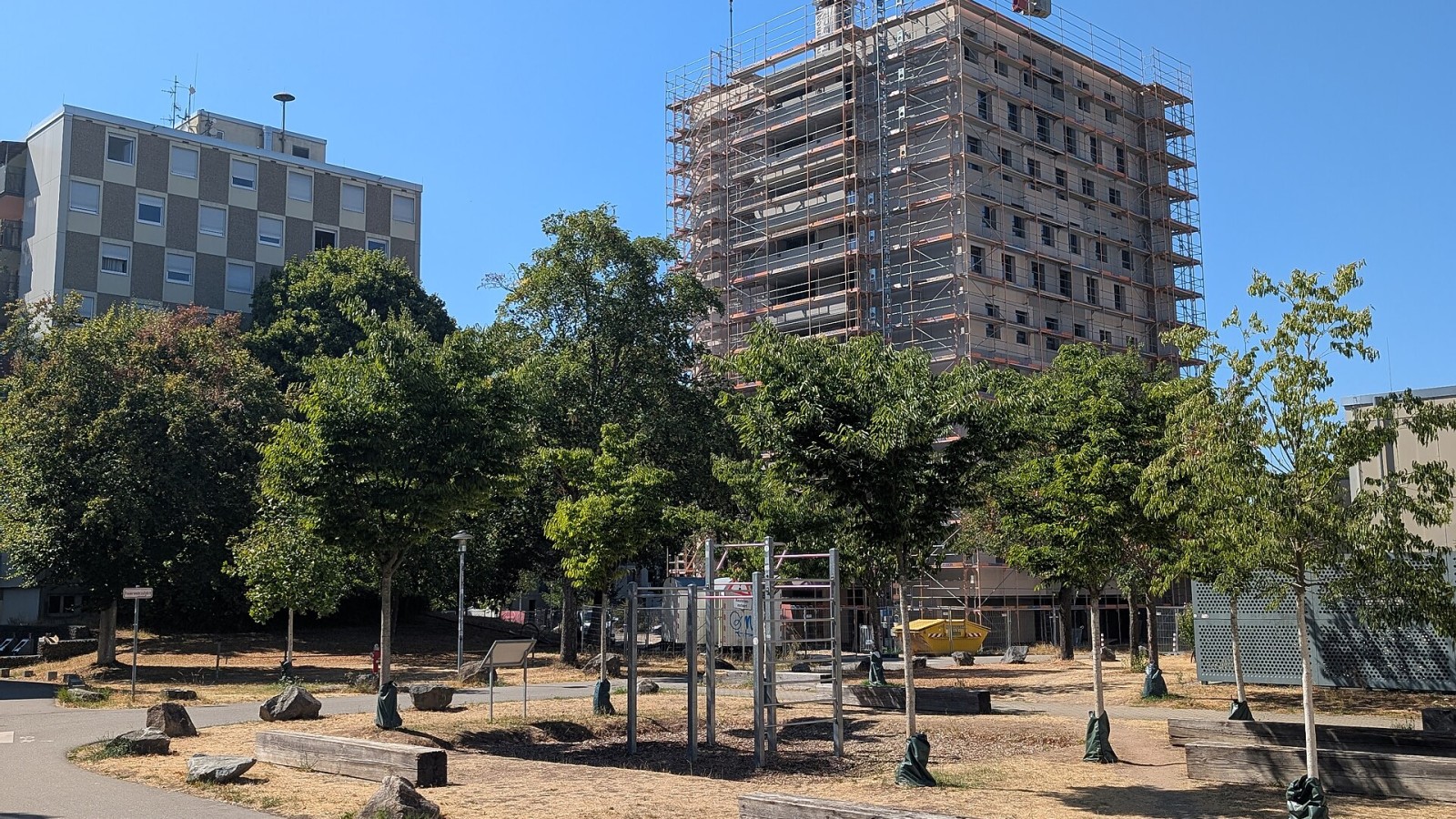 Construction works in the Student housing estate (Freiburg im Breisgau)