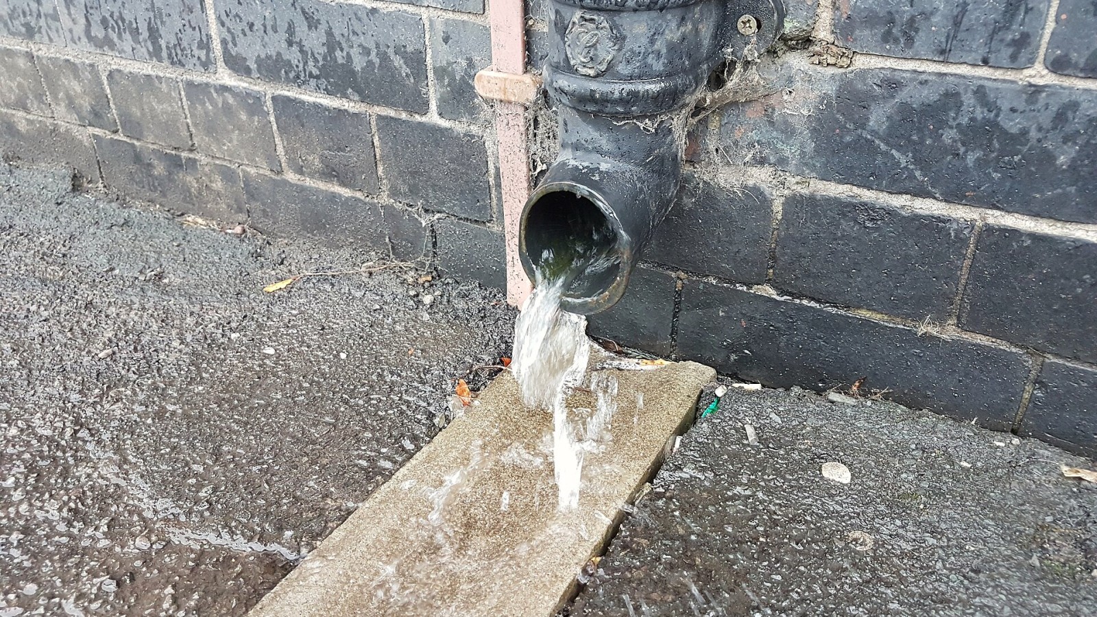 water coming out of a drainpipe A sunset that will make your heart melt.