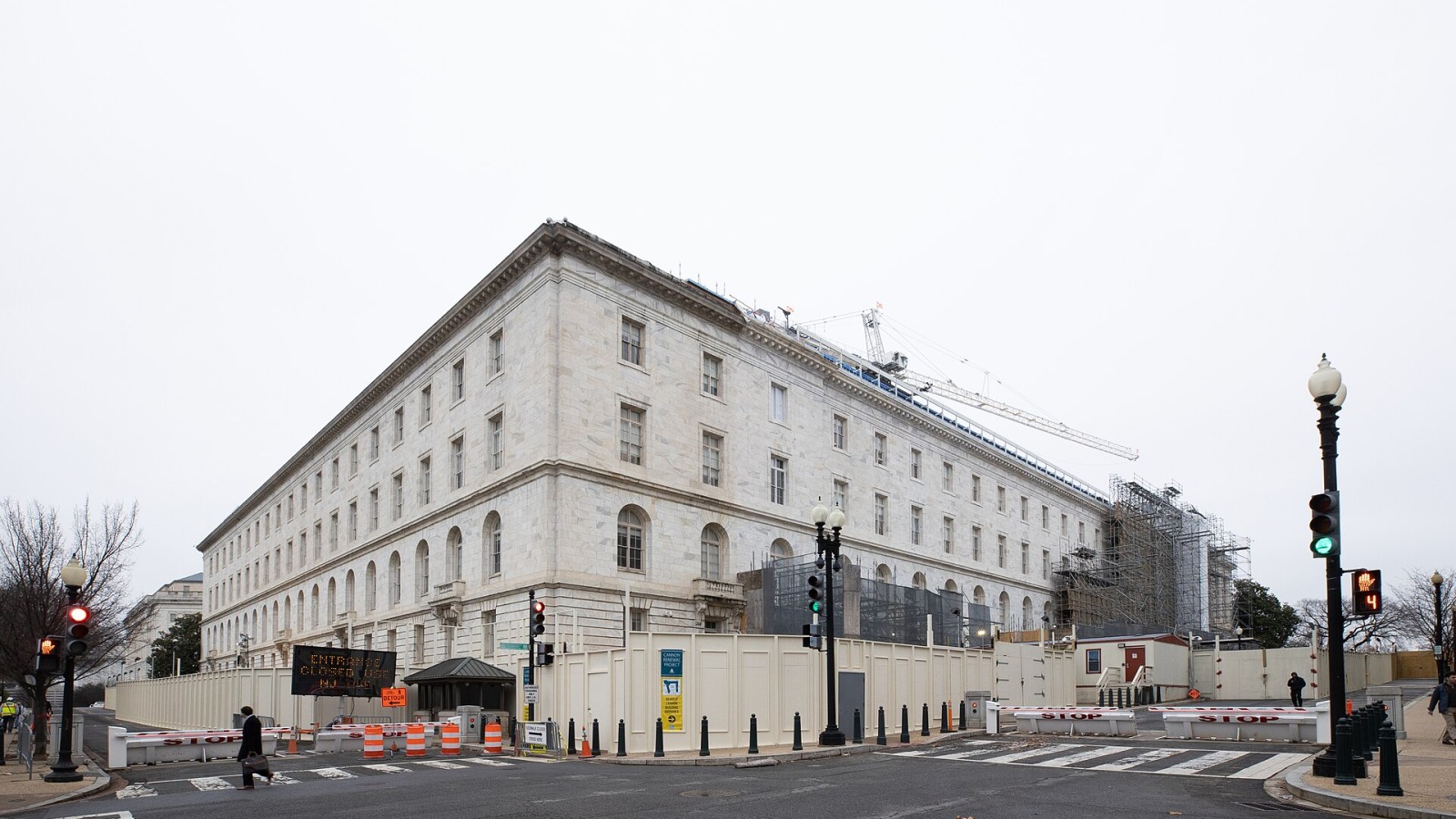 Construction work continues in the Cannon House Office Building. Full project details at www.aoc.gov/cannon. This official Architect of the Capitol photog