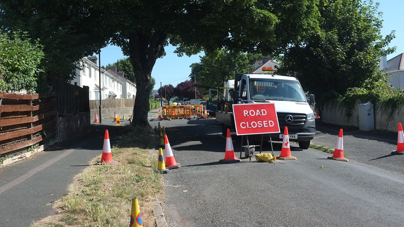 Roadworks, Plainmoor