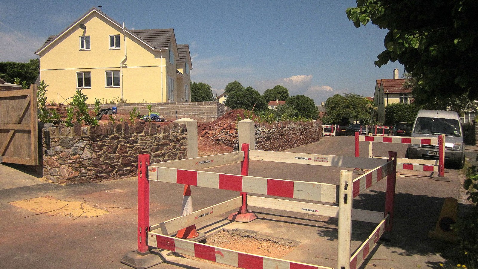 Roadworks, Mead Road