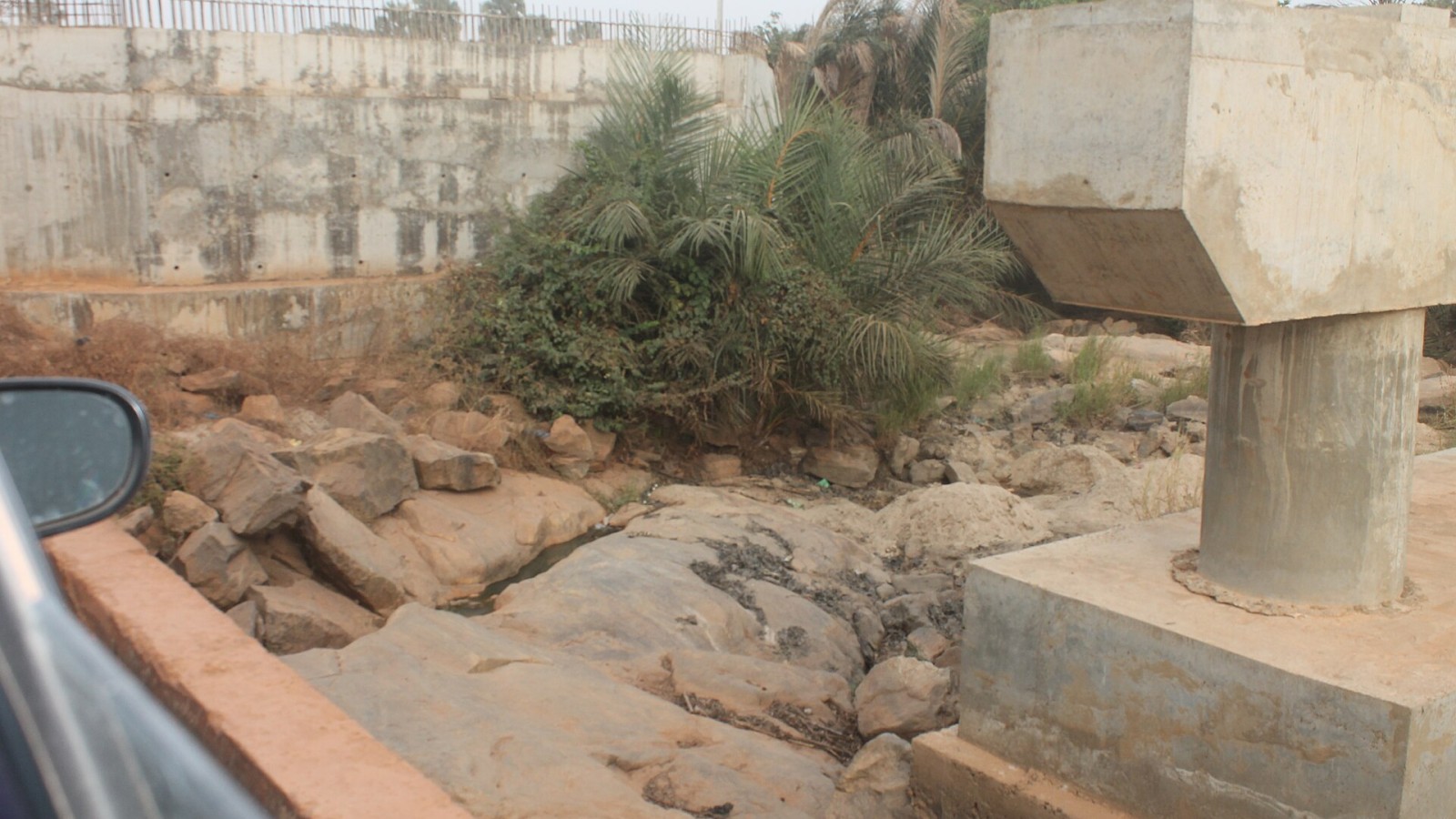 Bridge construction site 2 at Abvon Ayagan in Zangon kataf local government area of Kaduna state Nigeria