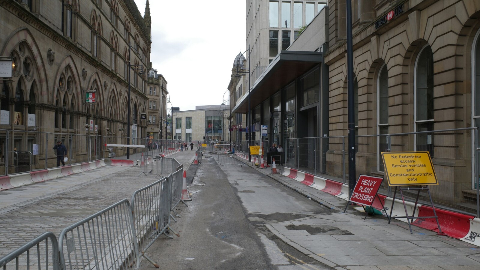 Roadworks, Market Street, Bradford