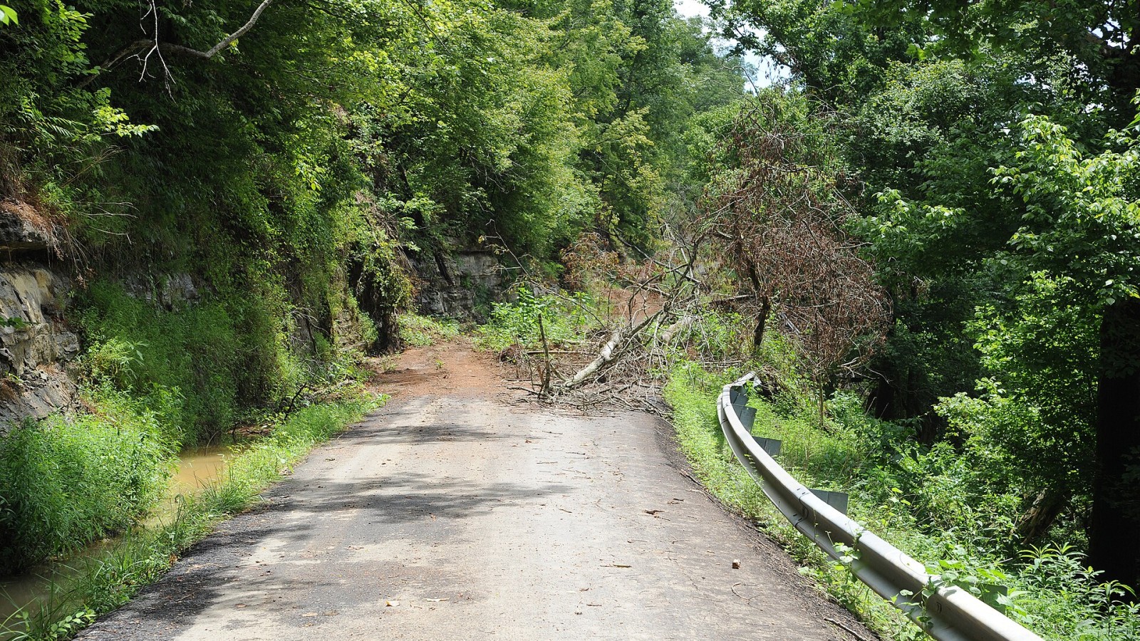 Hickman County, TN, July 13, 2010 -- Hickman County Highway Department crews have identified hundreds of roadways and bridges throughout their county damaged by the severe storms and flooding that affected much of Tennes