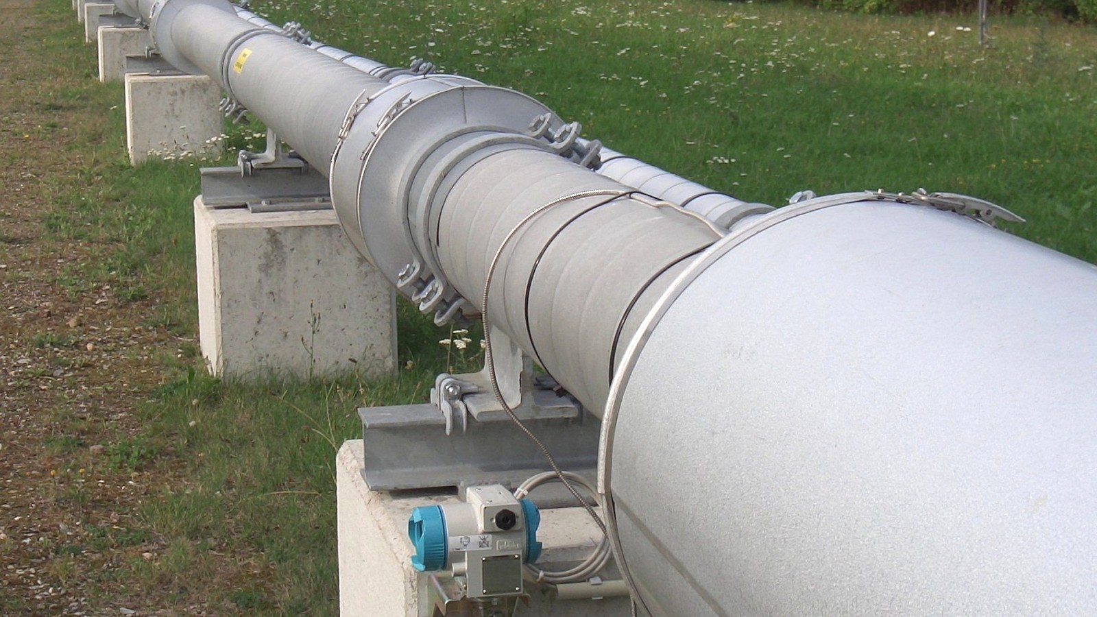 Backfilling and flushing water pipeline of the stationary pumping unit Morsleben