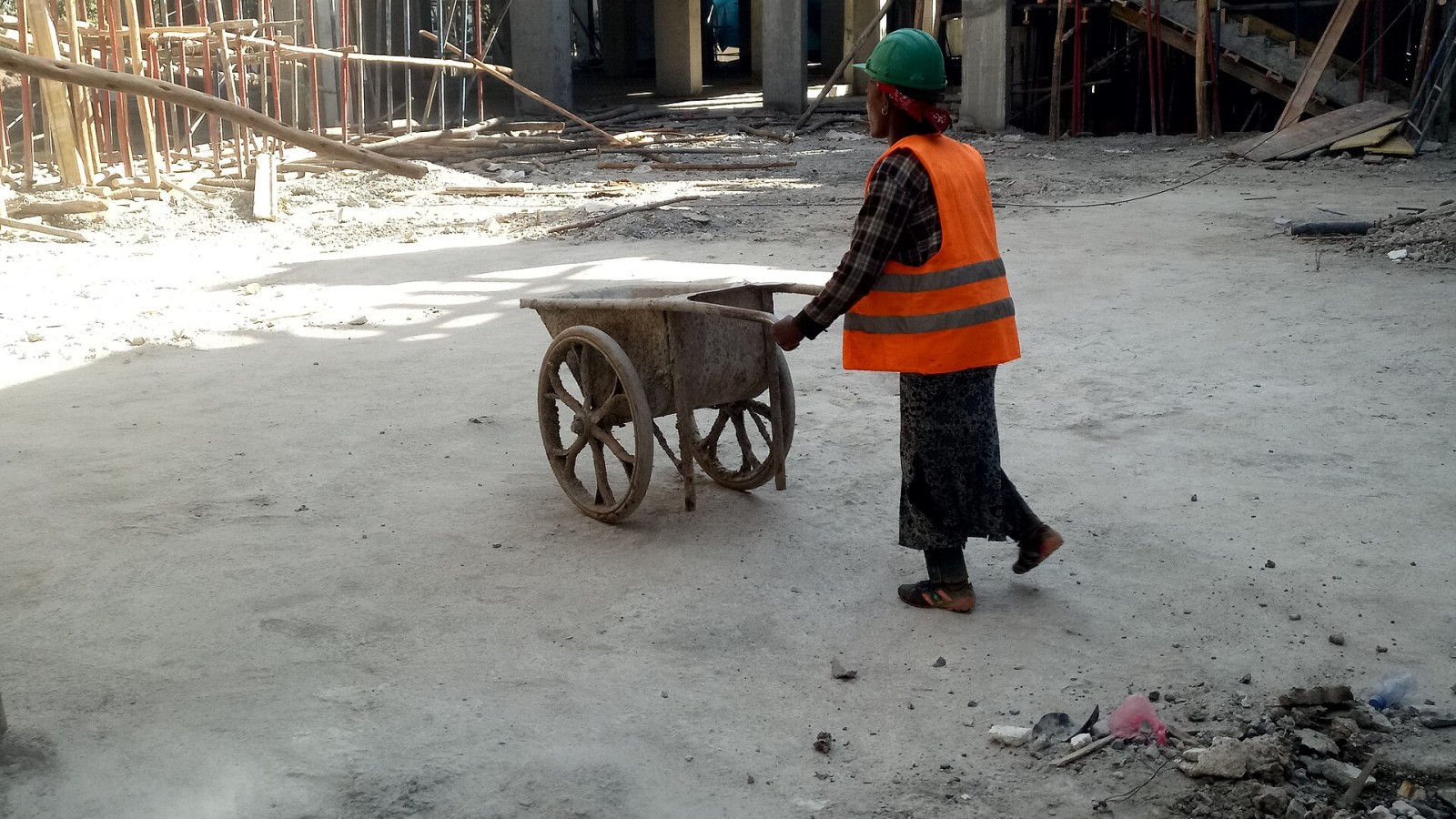 This is an image of "African people at work" from