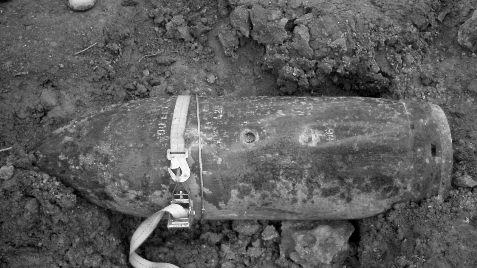 A British Mk13 1,000 pound bomb was discovered by construction workers excavating the land behind a small industrial facility near Mt. Goles, Kosovo. The site was home to Yugoslavian ammunition bunkers during the Kosovo