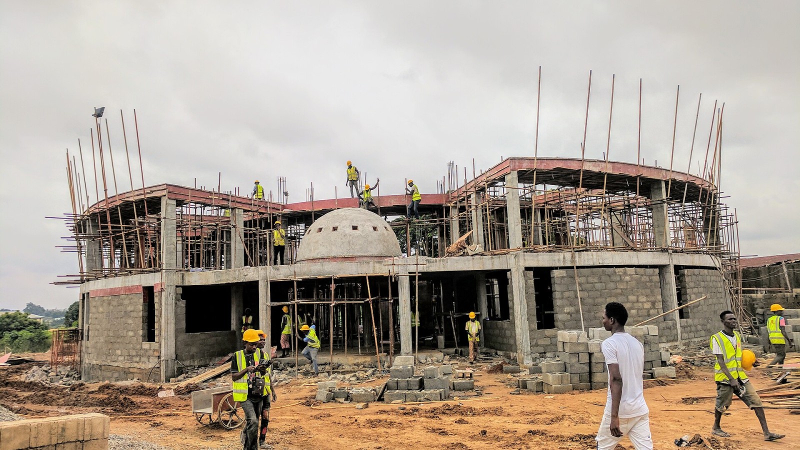 This is an image of "African people at work" from