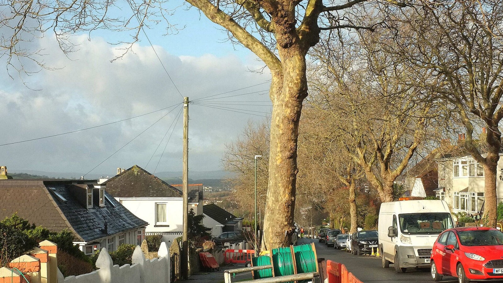 Roadworks, Audley Avenue