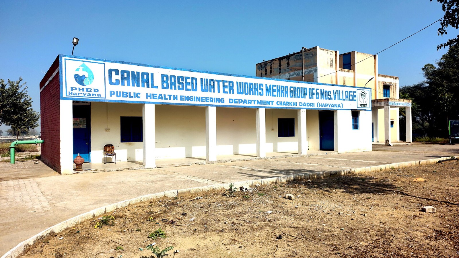 CANAL BASED WATER WORKS, VILLAGE - MEHRA; (GROUP OF 6 VILLAGES), PUBLIC HEALTH ENGINEERING DEPARTMENT CHARKHI DADRI HARYANA