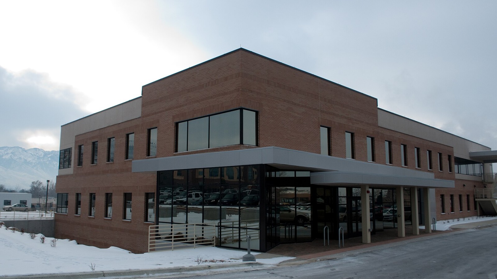 SALT LAKE CITY (Jan. 7, 2011) – The front entrance of the new $6.3 million Salt Lake City Veterans Affairs Outpatient Mental Health Clinic here is located on the second floor. The three-story facility, part of the George